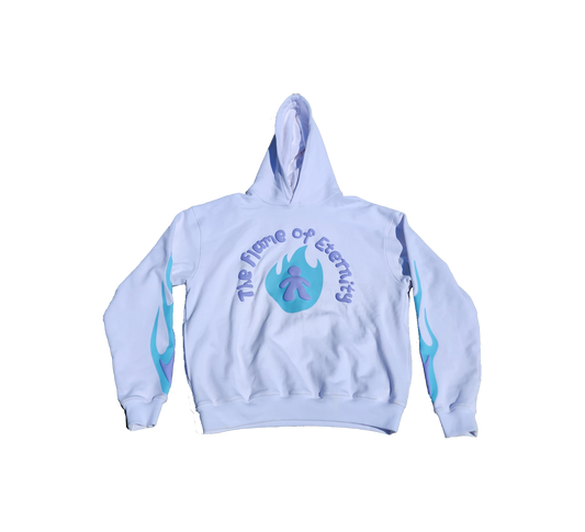 The Flame of Eternity Hoodie (White)
